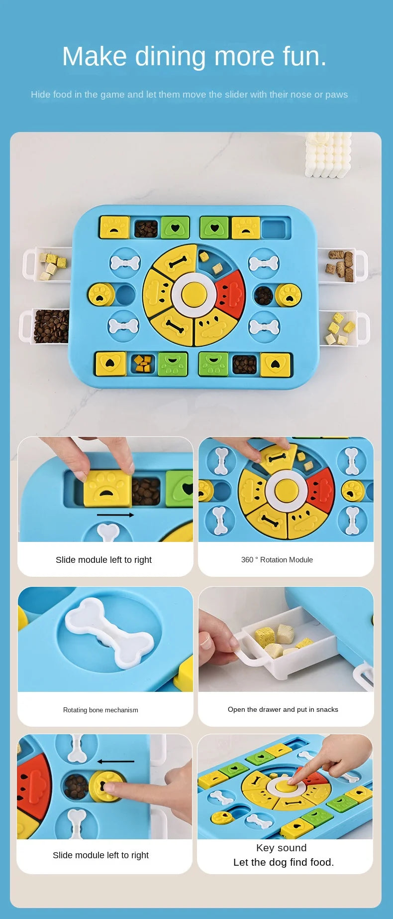 Interactive Dog Puzzle Toy