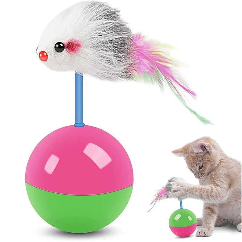 Fun Cat Toy Set with Tumbler