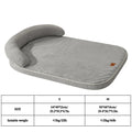 Sofa-Style Dog Bed with Pillow